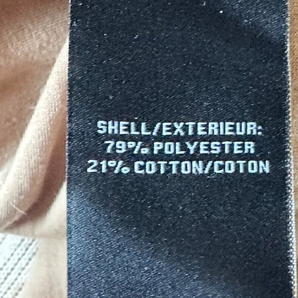 NWOT - 7 For All Mankind Tie Waist Open Cardigan in Tan & Toasted Oatmeal - Sz:S - Picture 9 of 10